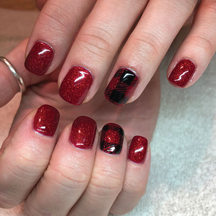 Usher In the Holiday Season With Some Plaid Nail Art - Nailpro