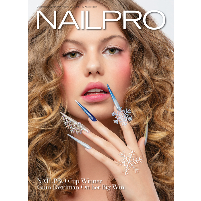 Creating the December Cover with NAILPRO Cup Champion Guin Deadman ...